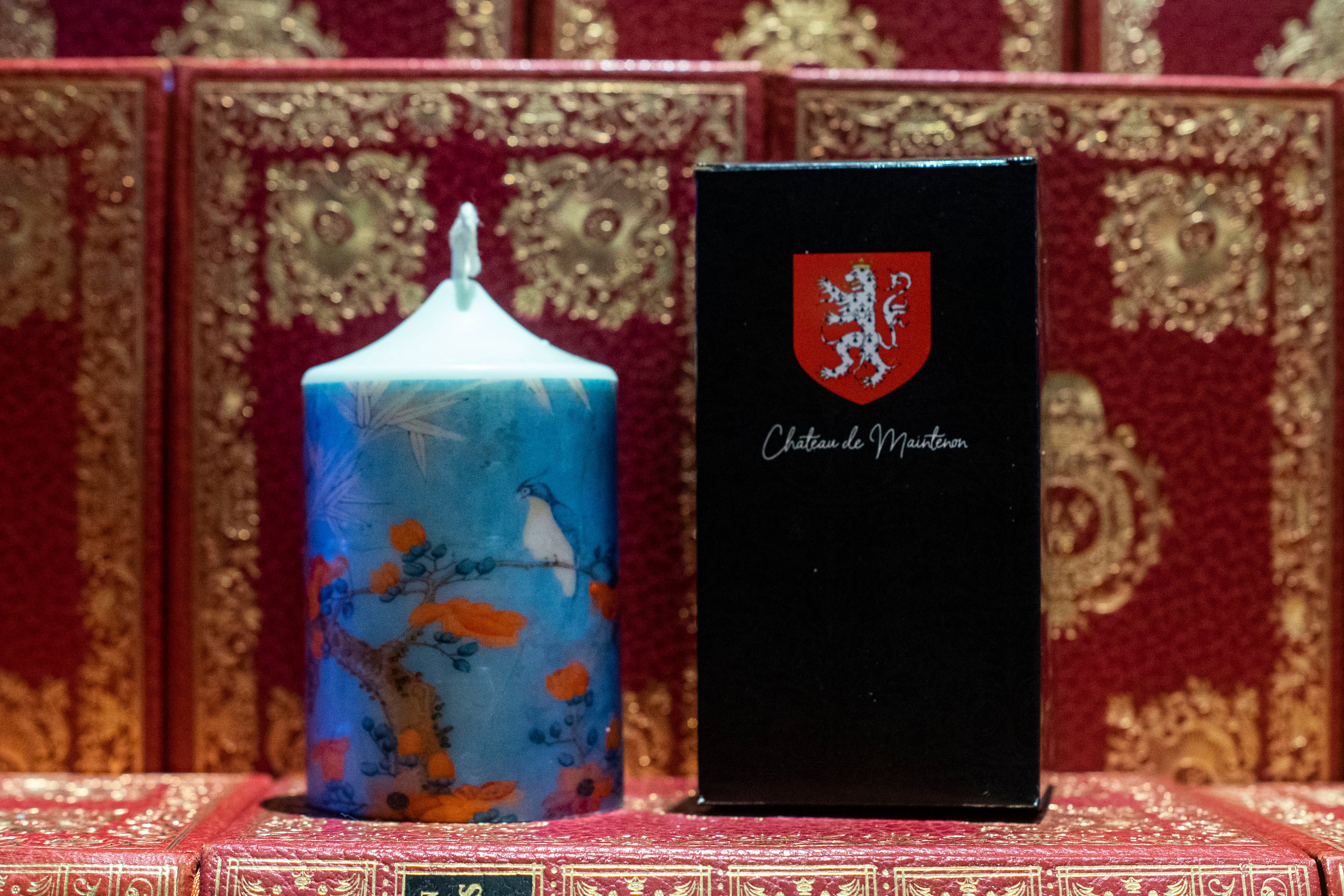 Château de Maintenon - Toile peinte XVIIème siècle, cabinet chinois