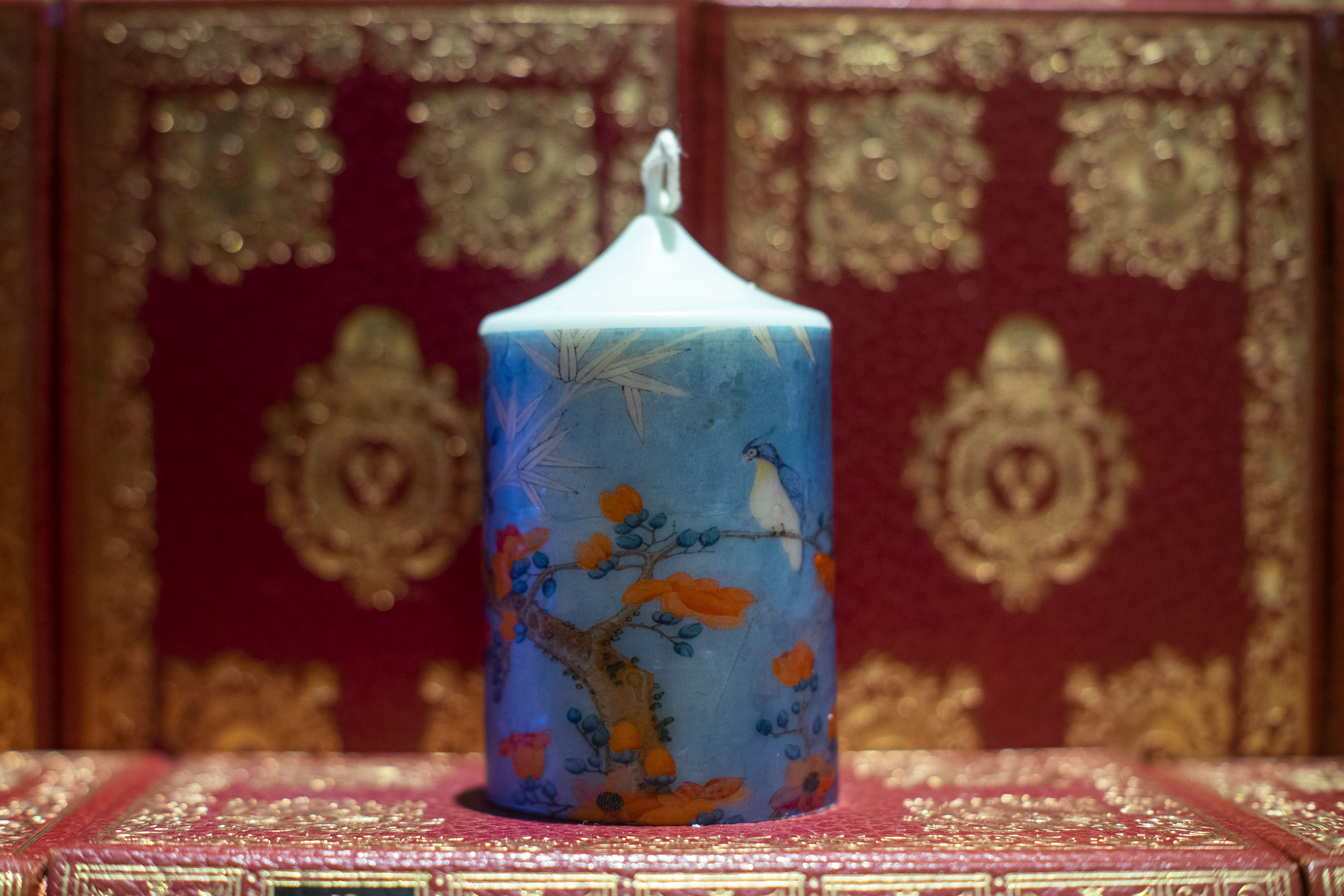 Château de Maintenon - Toile peinte XVIIème siècle, cabinet chinois