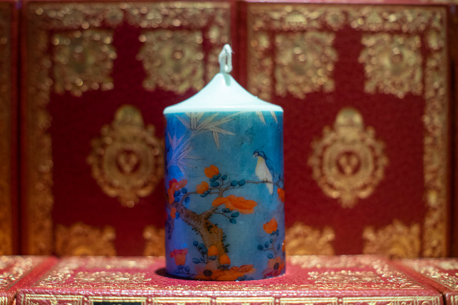 Château de Maintenon - Toile peinte XVIIème siècle, cabinet chinois