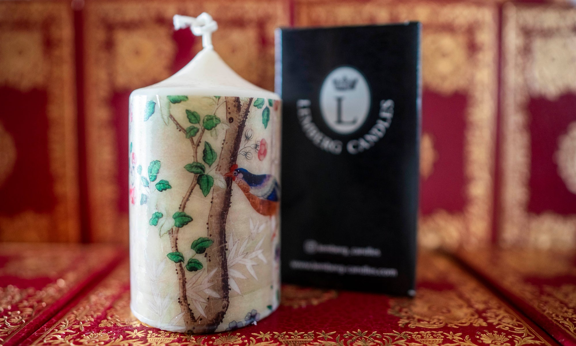 Compagnie des Indes - Toile Peinte aux oiseaux blancs