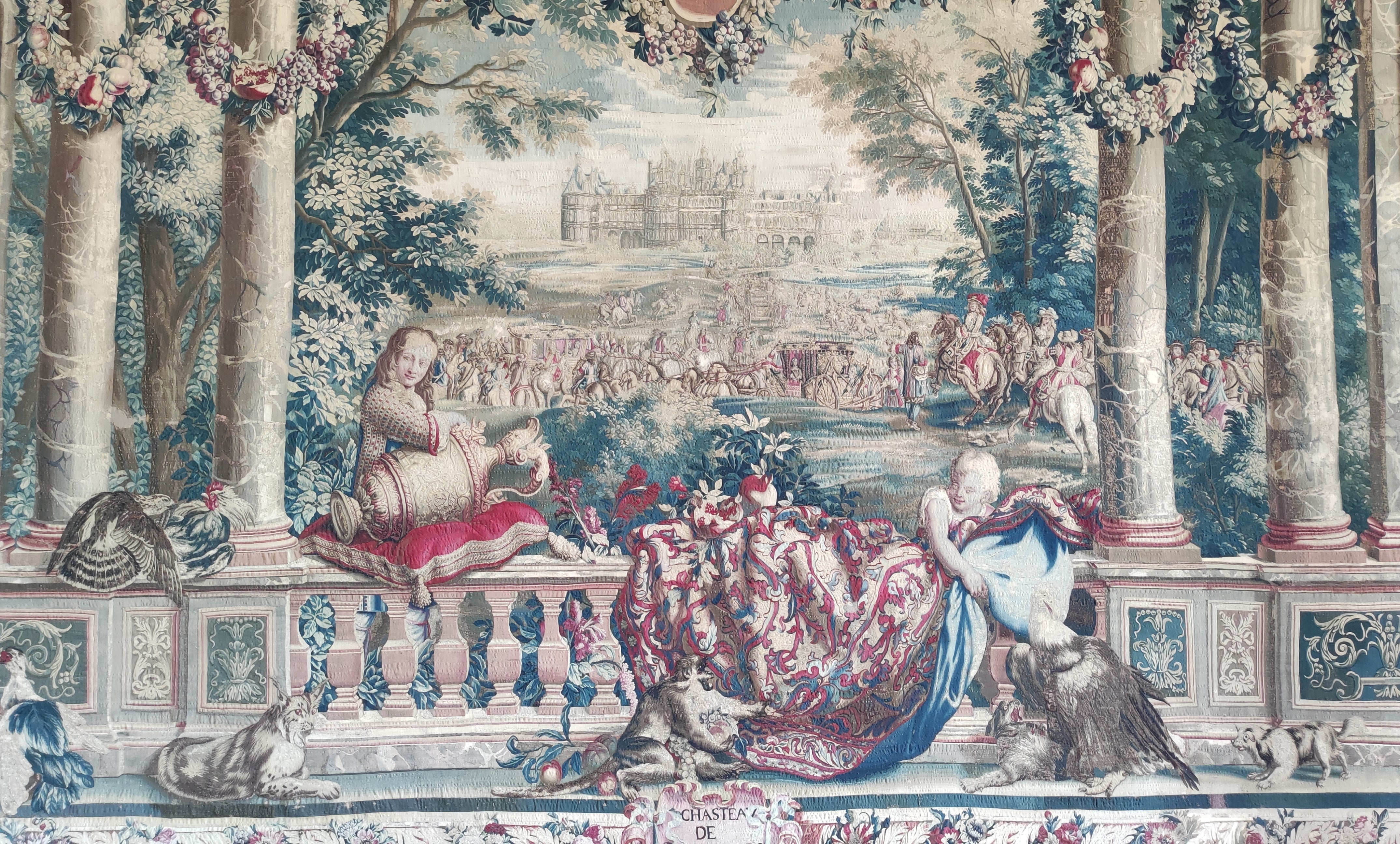 Château de Bizy - Tapisserie Chambord XVIIeme siècle