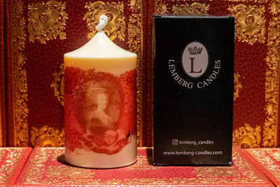 Marie Antoinette - Médaillon PopArt Rose sur Gravure Rose - Vigée Lebrun