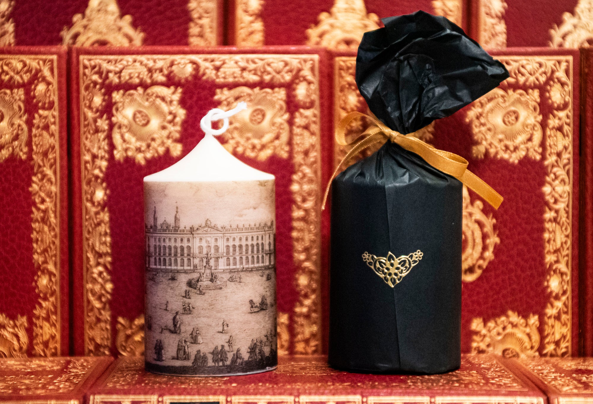 Place Stanislas de Nancy - Gravure XVIII em siecle - Bougie parfumée