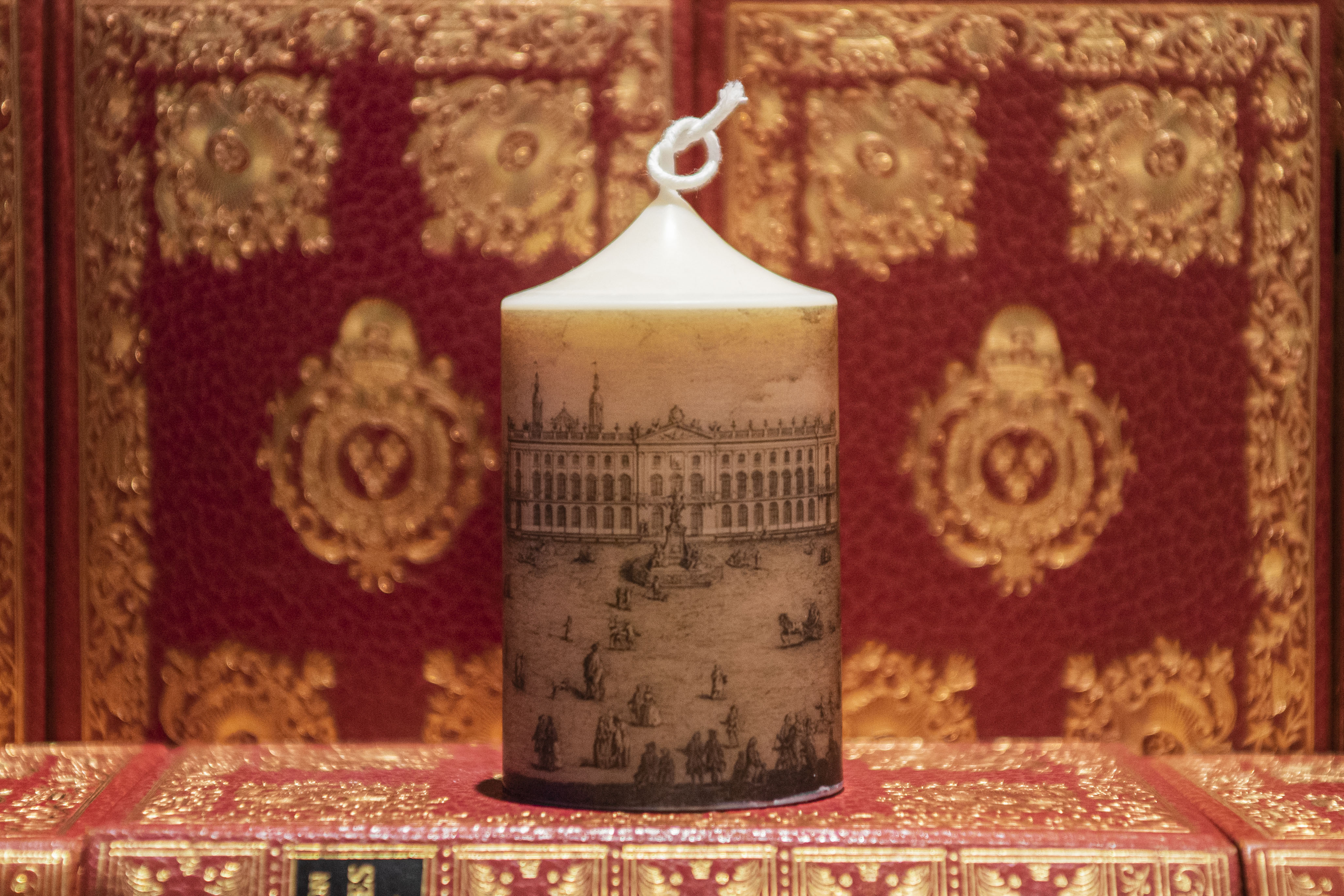 Place Stanislas de Nancy - Gravure XVIII em siecle - Bougie parfumée