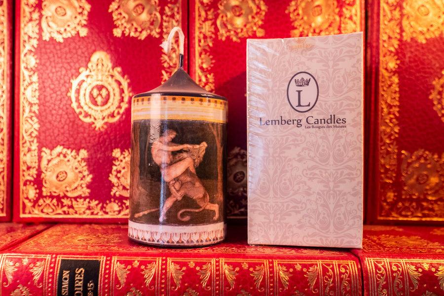 Villa Farnese - Fresque Hercule, le lion de Némée et les centaures - XIXème siècle