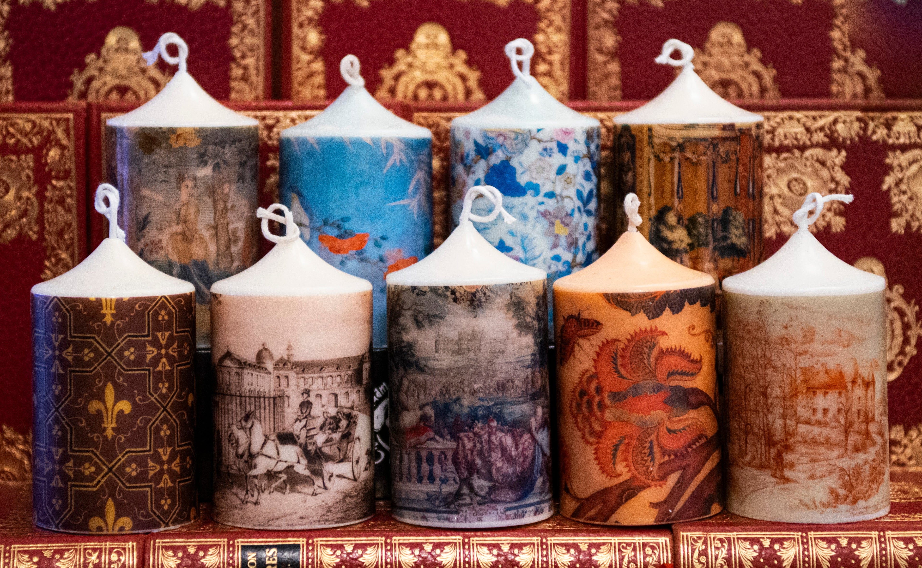 Collection bougies châteaux