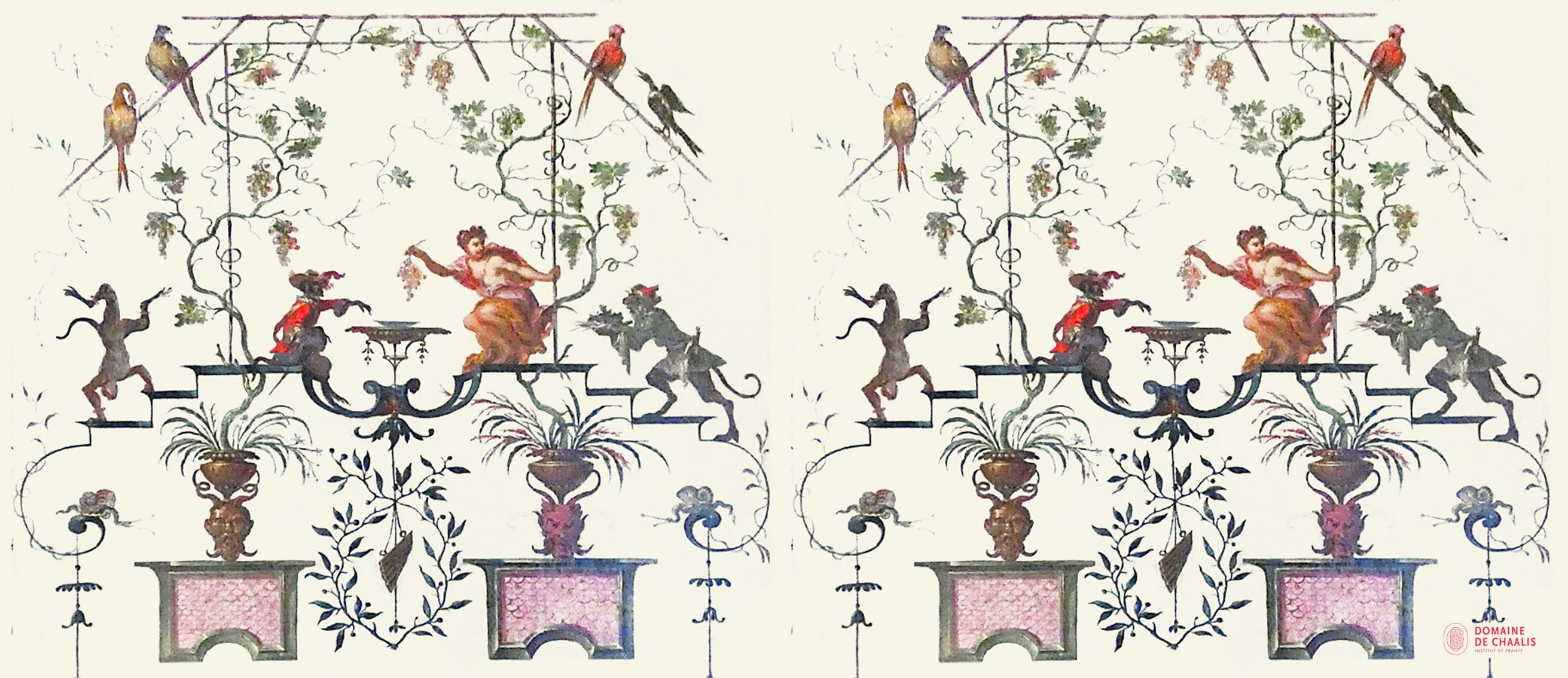 Domaine de Chaalis - Singeries de Chaalis 1 - XVIIIème siècle
