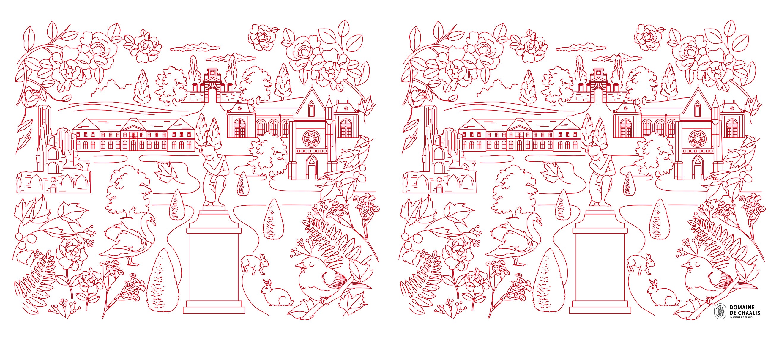 Domaine de Chaalis - Di pietre e rose