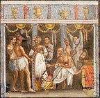 Mosaico di Cori e Attori - Museo Archeologico Nazionale di Napoli - MANN