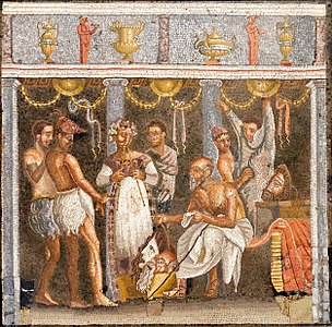 Mosaïque des Choeurs et Acteurs - Museo Archeologico Nazionale di Napoli - MANN