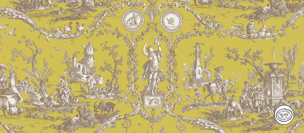 Toile de Jouy - Sedano di quercia americana Liberty - 1783