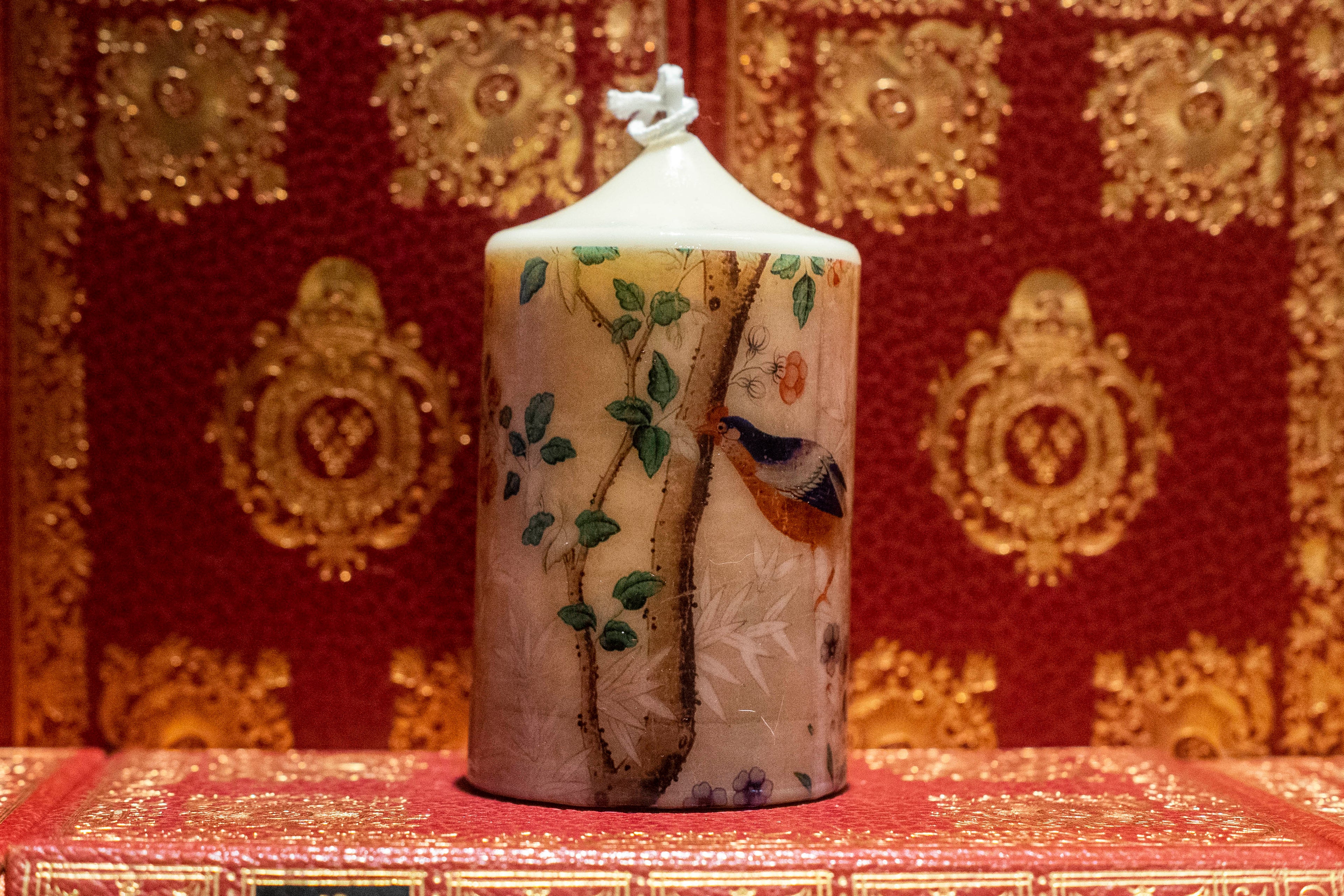 Compagnie des Indes - Toile Peinte aux oiseaux blancs