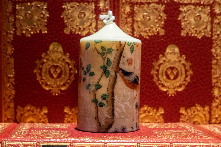 Compagnie des Indes - Toile Peinte aux oiseaux blancs