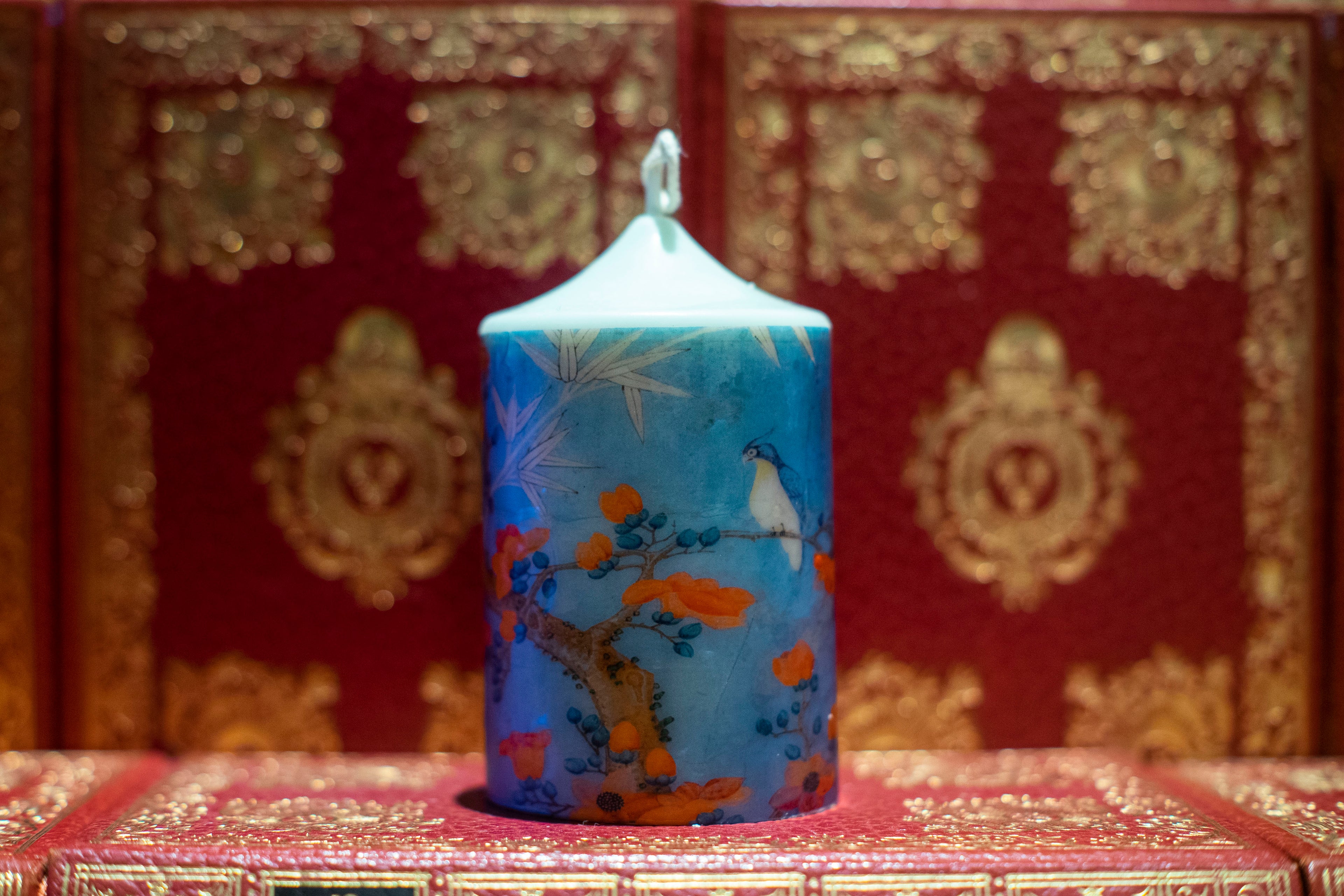 Château de Maintenon - Toile peinte XVIIème siècle, cabinet chinois