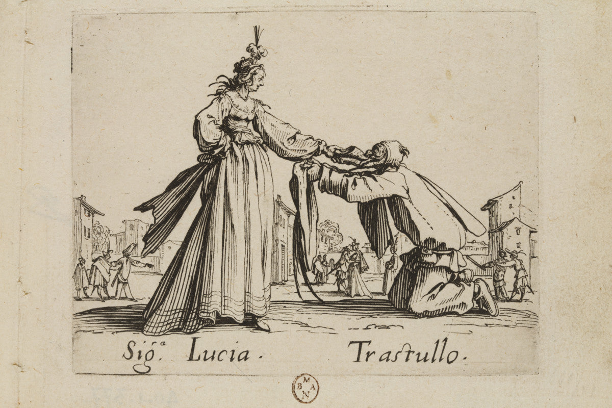 Jacques Callot - Comedia Del Arte: Balli di Stessania et Signora Lucia