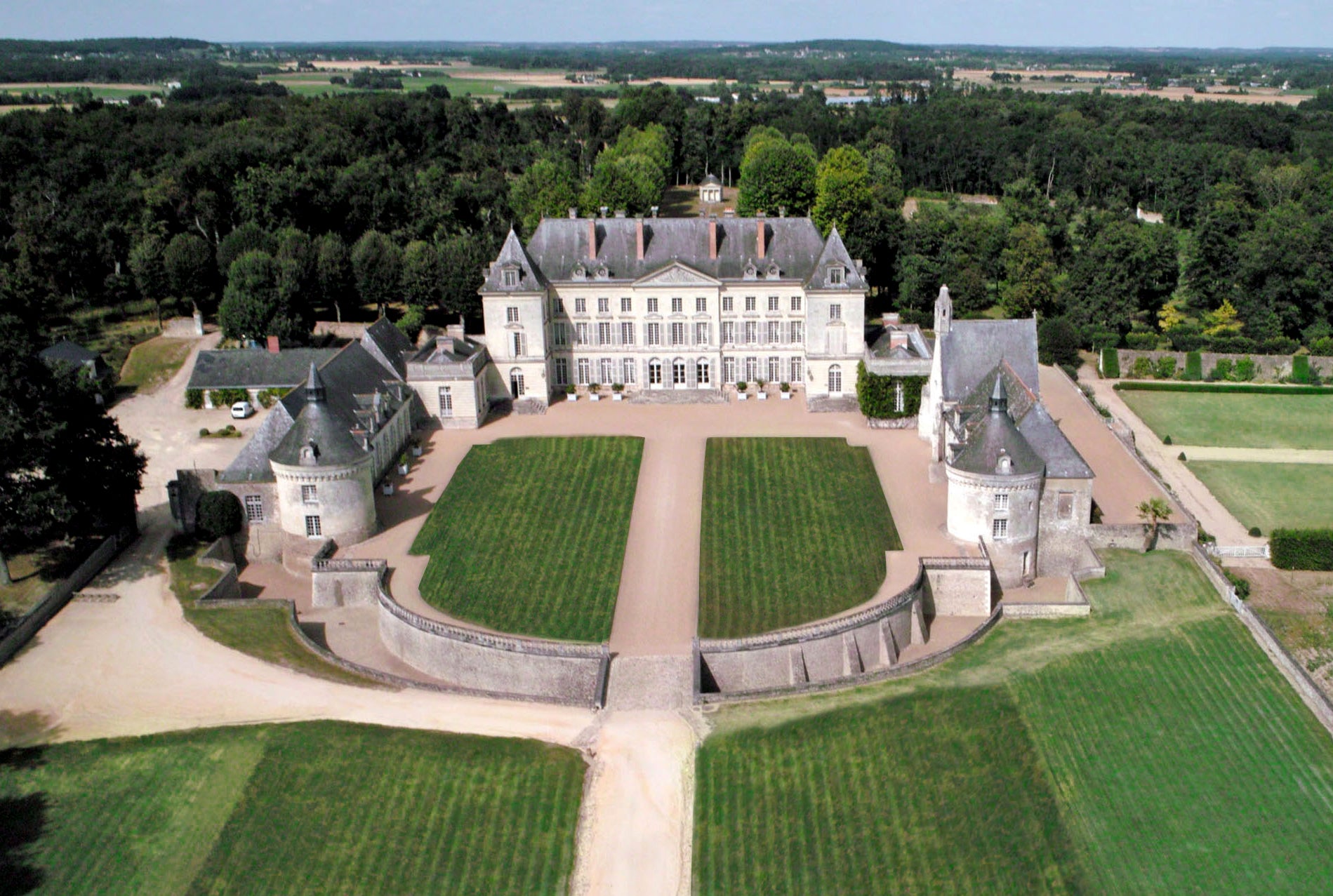 Château de Montgeoffroy - Papiers Peints XVIIIéme siécle - Marquis de Seignelay