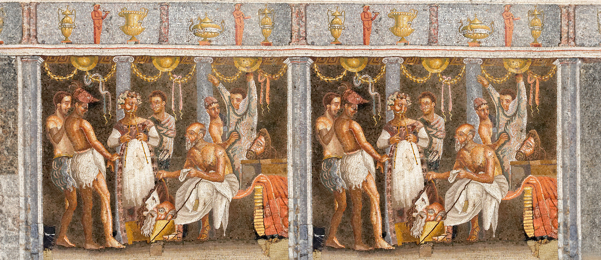Mosaïque des Choeurs et Acteurs - Museo Archeologico Nazionale di Napoli - MANN