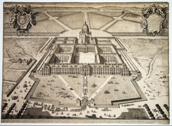 Hôtel des Invalides - Gravure XVII eme siecle