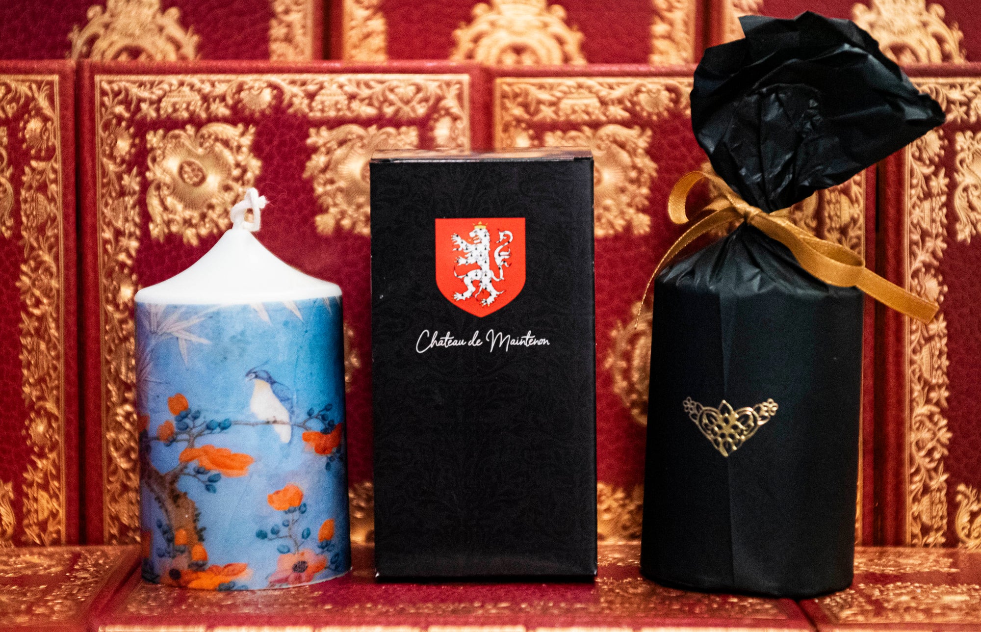 Château de Maintenon - Toile peinte XVIIème siècle, cabinet chinois