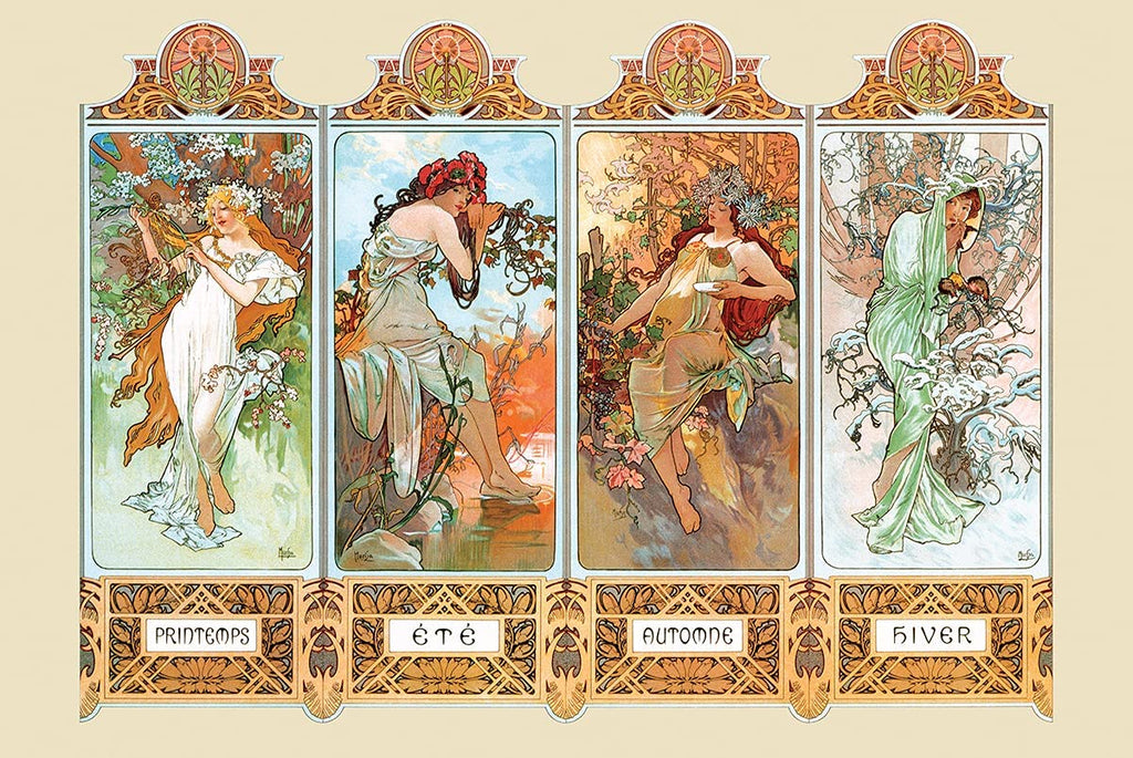 Mucha - Le quattro stagioni