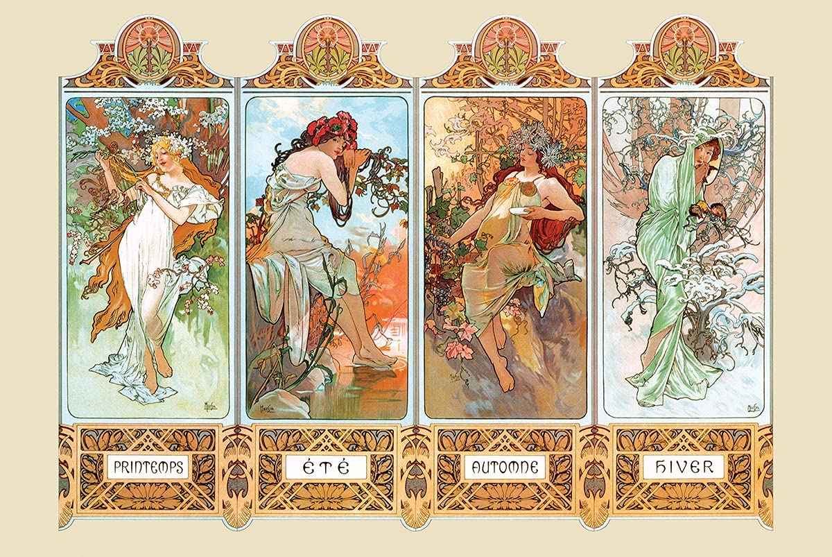 Mucha - Les Quatre Saisons