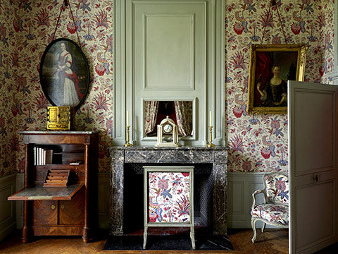 Château de Montgeoffroy - Papiers Peints XVIIIéme siécle - Marquis de Seignelay