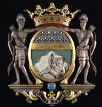 Compagnie des Indes - Bougie aux Armes de la Compagnie XVIIIeme siécle