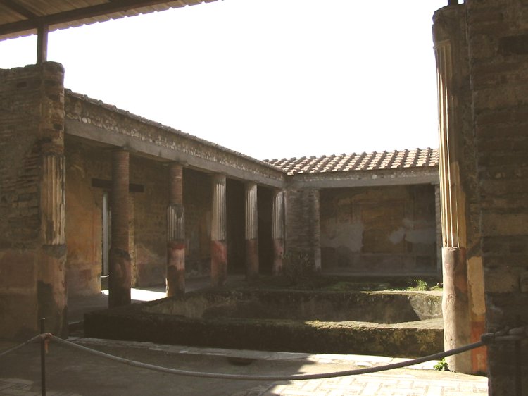 Persée et Andromède - Villa dei Dioscurii - Pompéi - 1er siècle