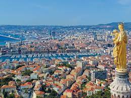 Notre Dame de La Garde - Nativité - Gravure XVIIeme siecle - Bougie artisanale