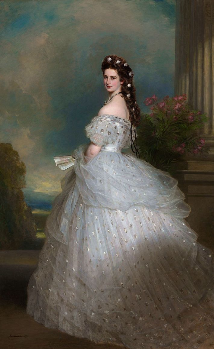 Elisabeth d'Autriche - Médaillon Franz Xaver Winterhalter - 1865