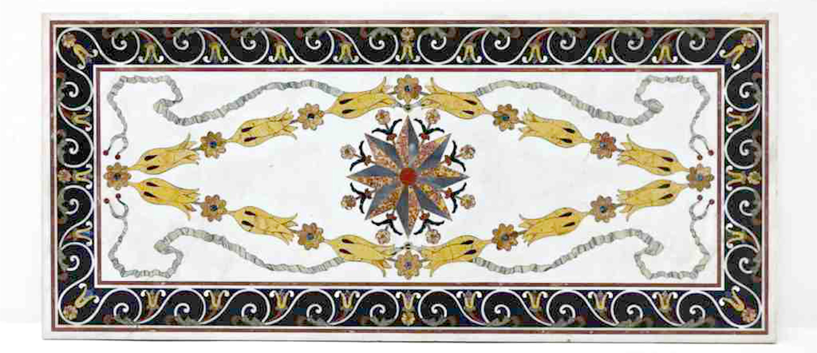 Commesso Fiorentino - Dettaglio Marmo Flora