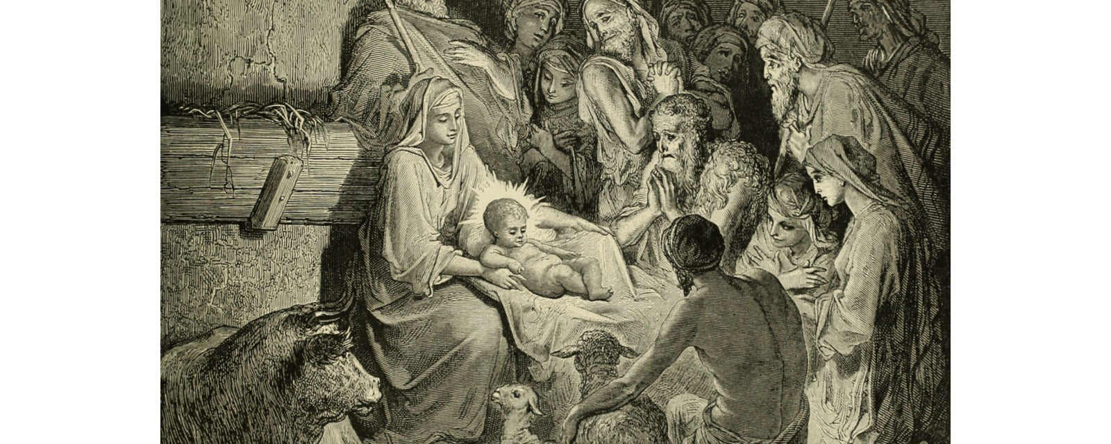 Notre Dame de La Garde - Nativité - Gravure XVIIeme siecle - Bougie artisanale